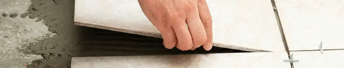Professional installing ceramic tile floors in Shreveport, LA